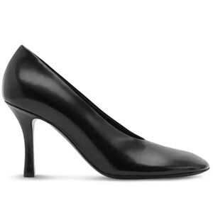 Burberry Women's "Baby Pump" Leather Heeled Pumps Shoes US 10 EUR 40 Black